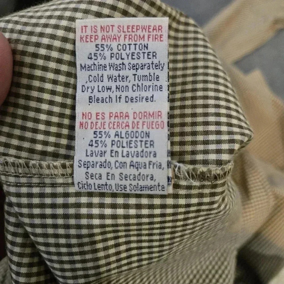 American Heritage Men's Button Down Shirt Brown size L - Picture 7 of 7